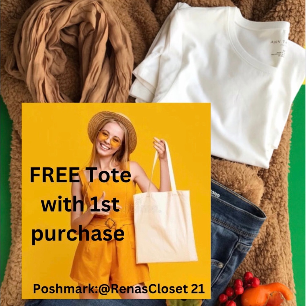 FREE cotton tote bags with first purchase. Code: freetote